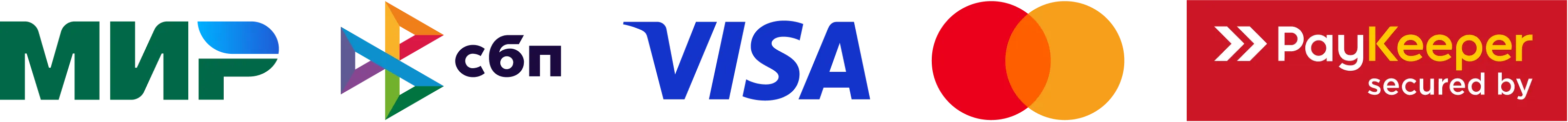 МИР, СБП, Visa, Mastercard, PayKeeper